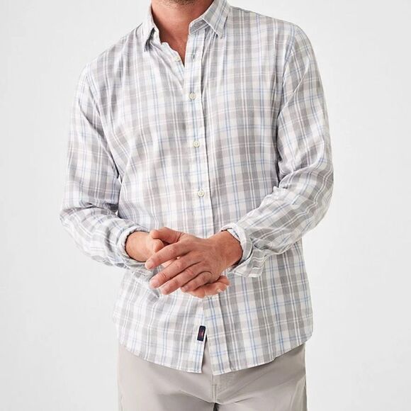 Faherty men’s performance plaid shirt size XXL - Picture 1 of 10